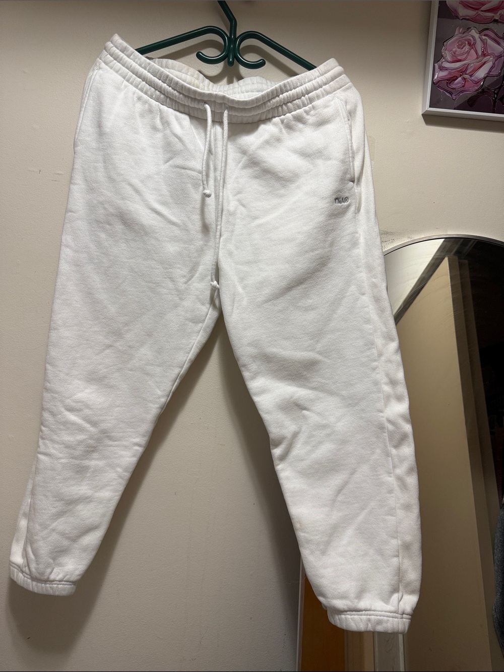 TNA Kids White Fleece Joggers